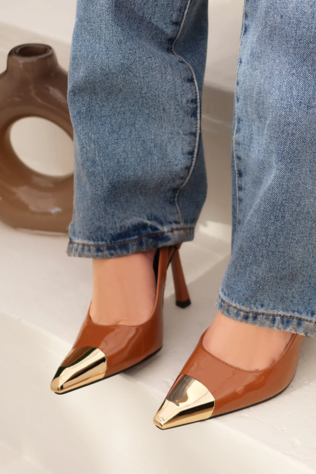Sophia Slingback Pumps - Camel - Image 2