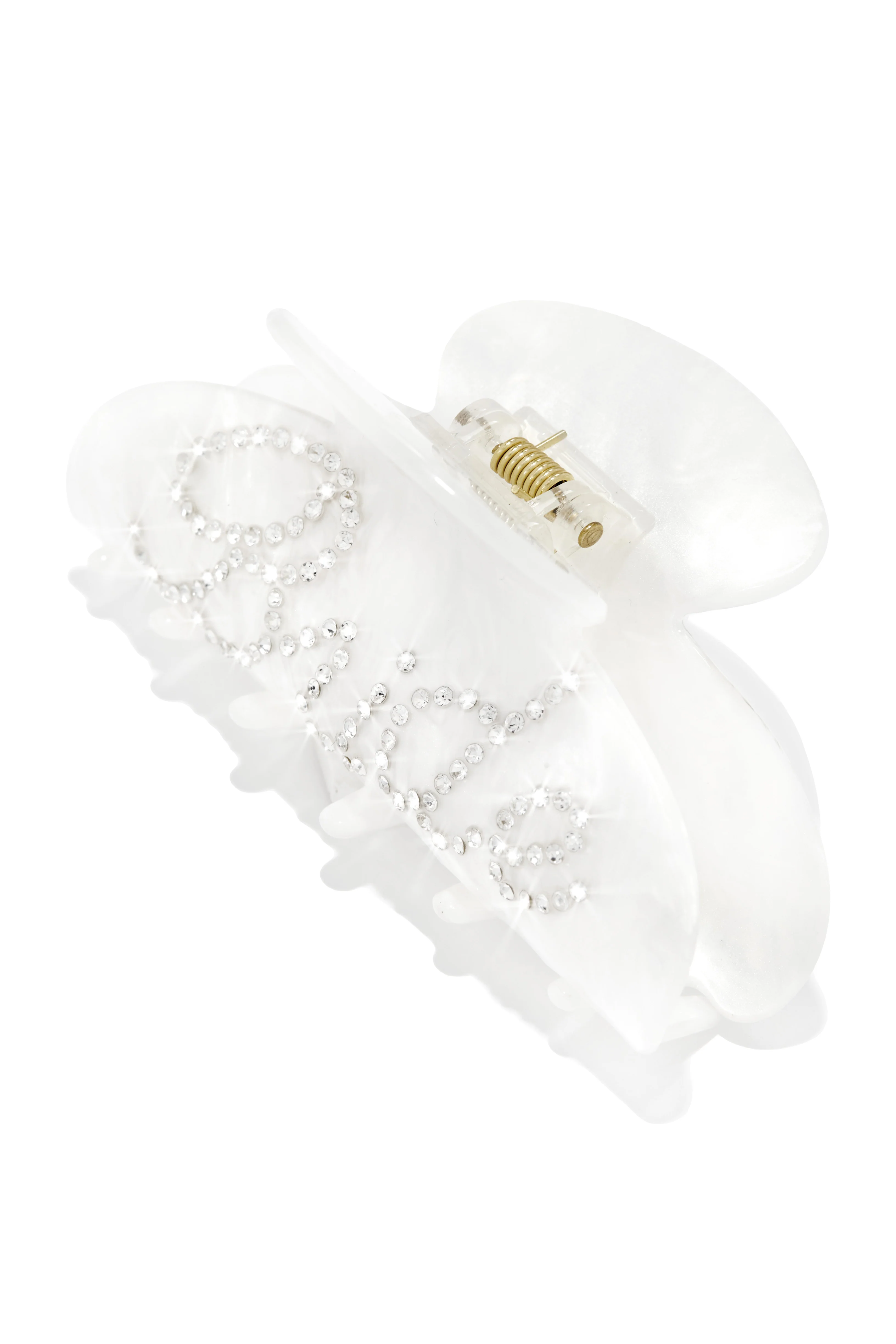 Special Day Embellished Hair Clip - White - Image 4