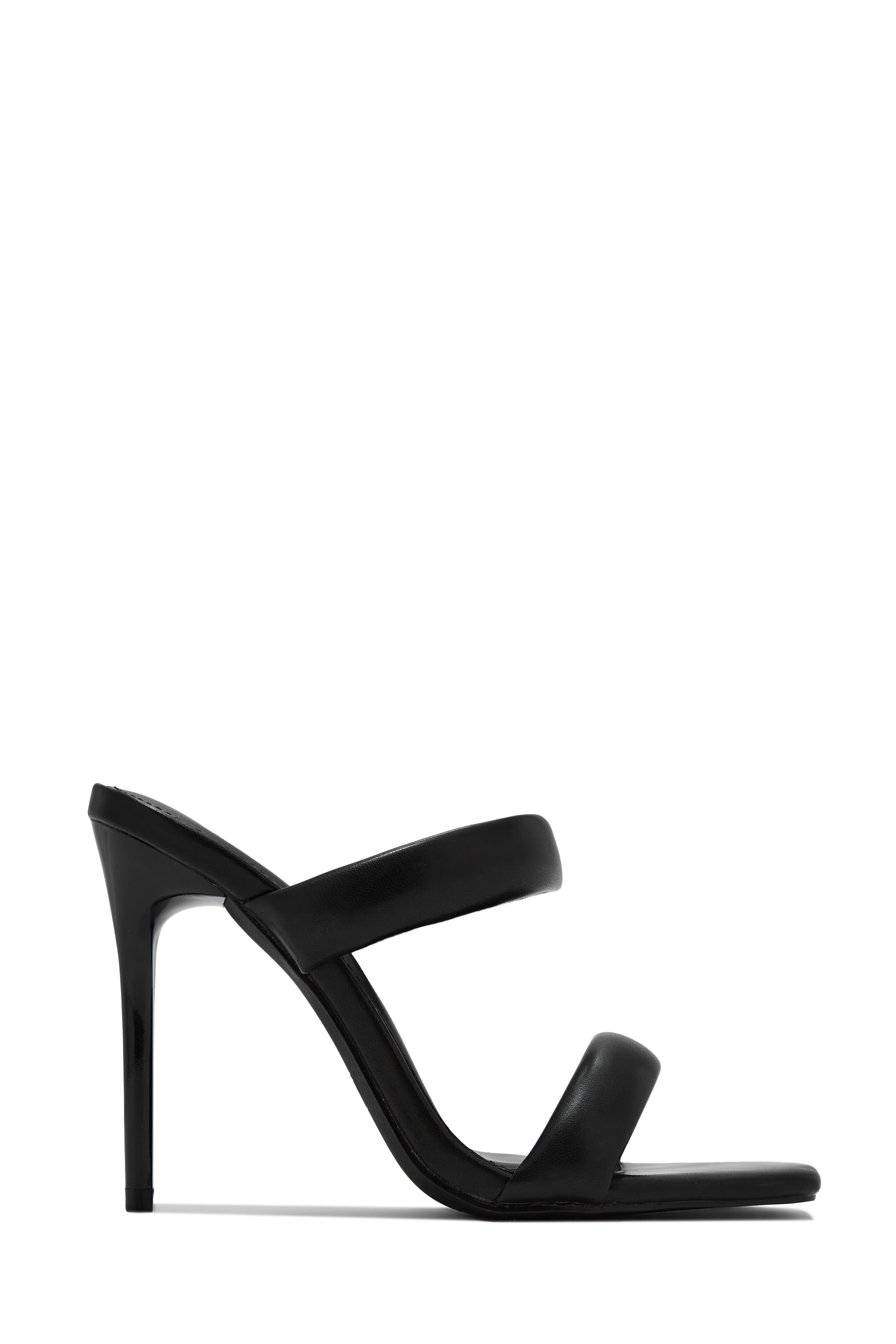 Stassie Single Sole High Heel Mules - Silver - Image 7