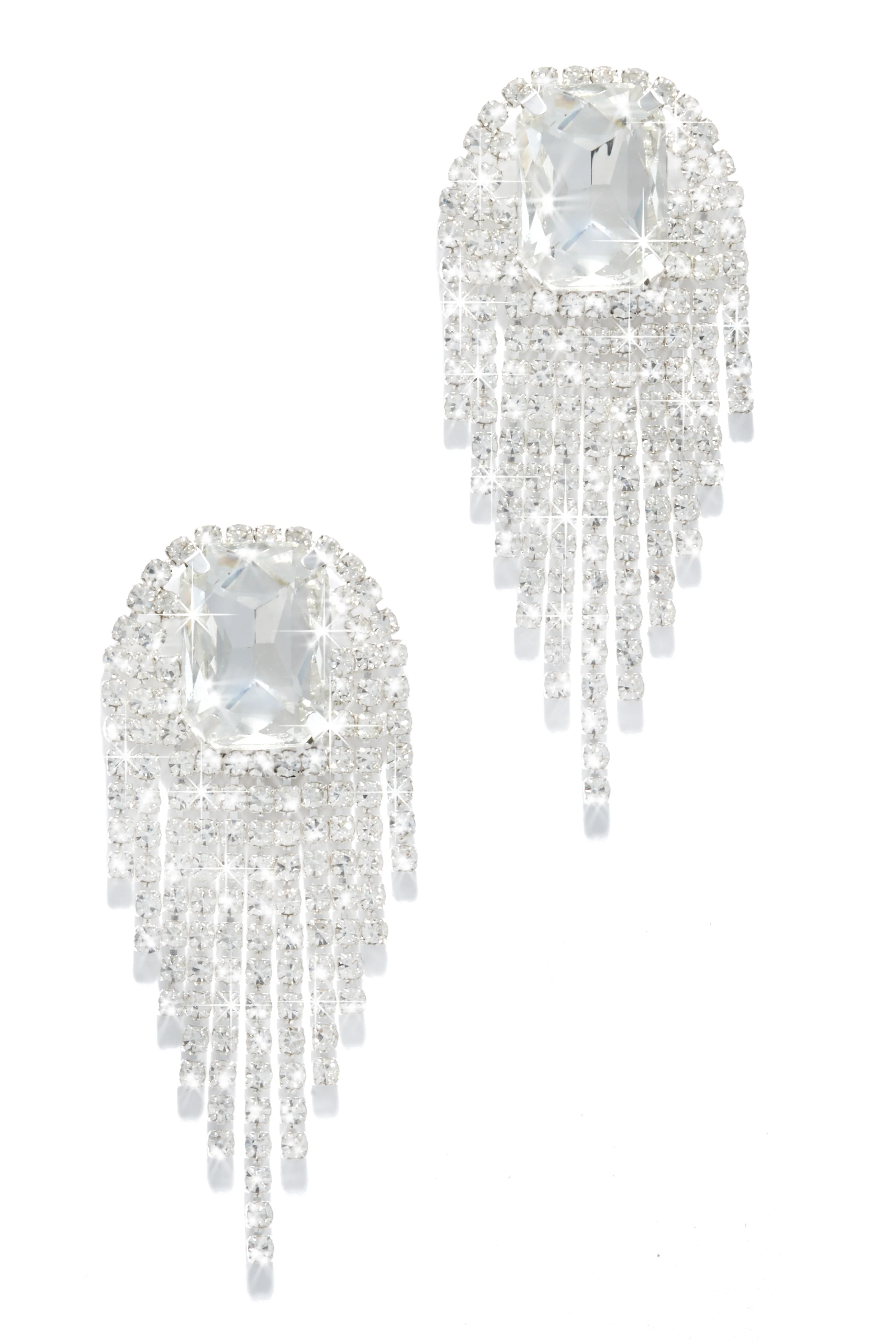 Tatiana Embellished Dangle Earring - Green - Image 6
