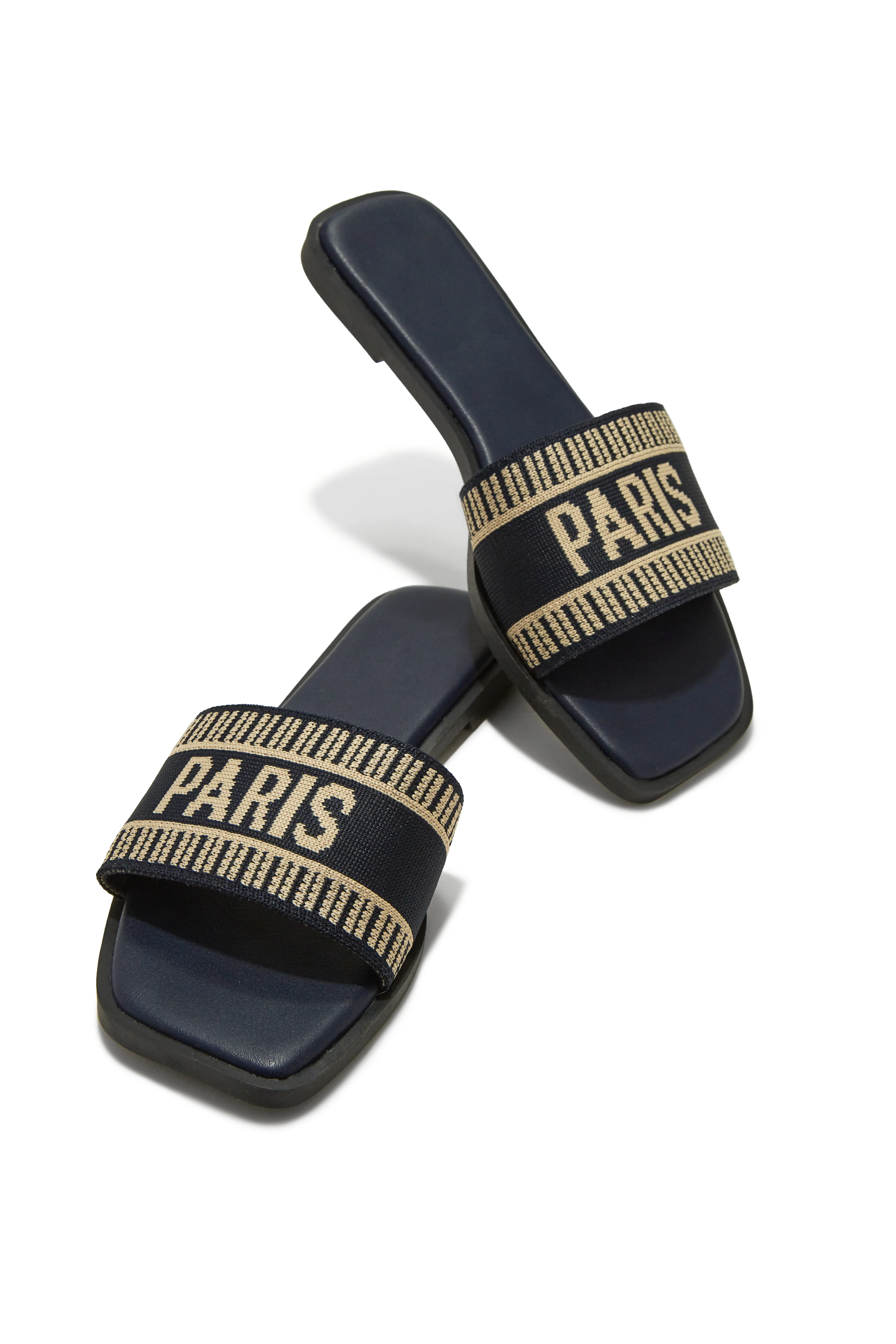 Travel Memories Slip On Sandals - Blue - Image 8