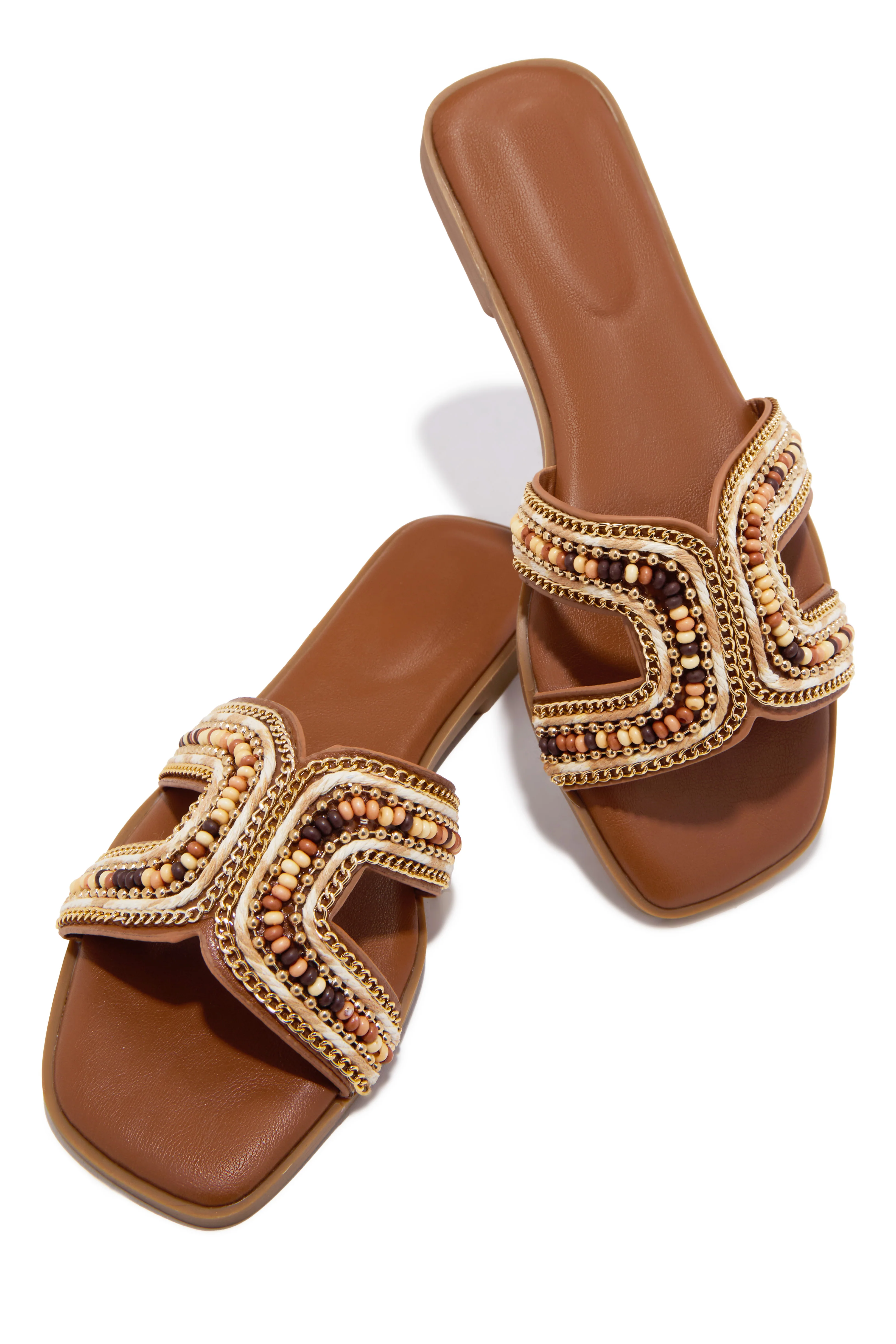 Tulum Slip On Sandals - Tan - Image 7