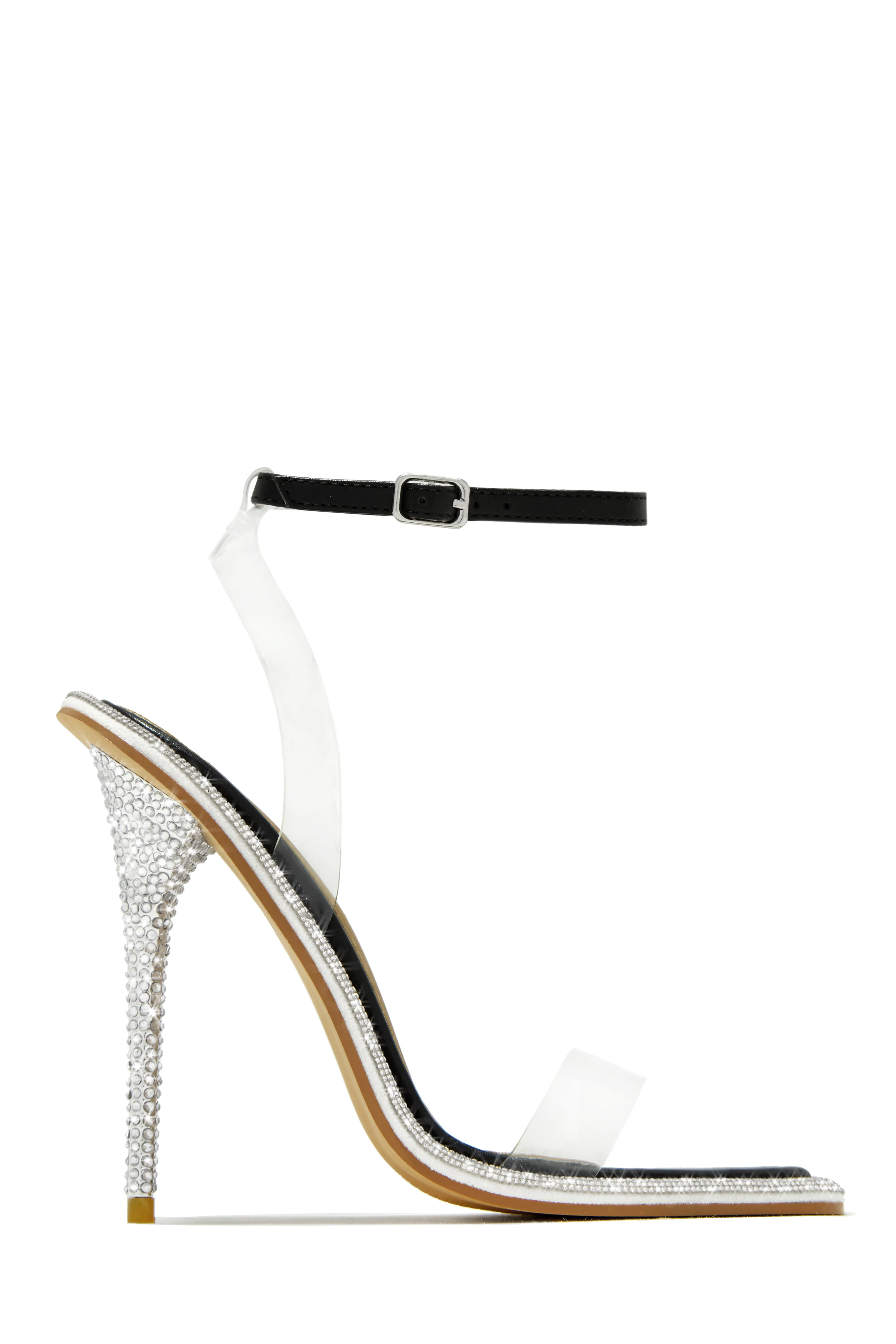 Unforgettable Nights Embellished High Heels - Black - Image 6