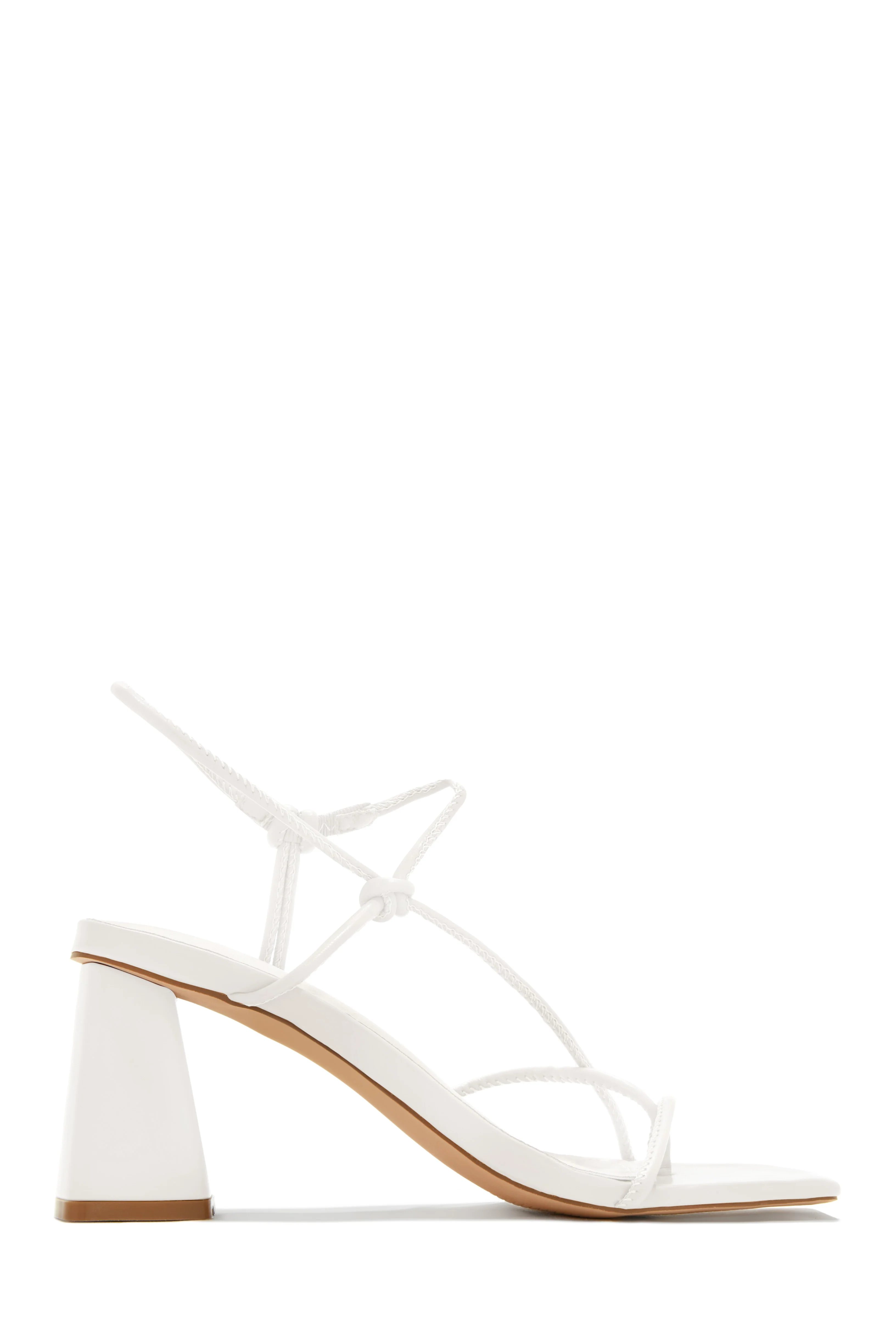 Vacation Memories Block Mid Heels - White - Image 4