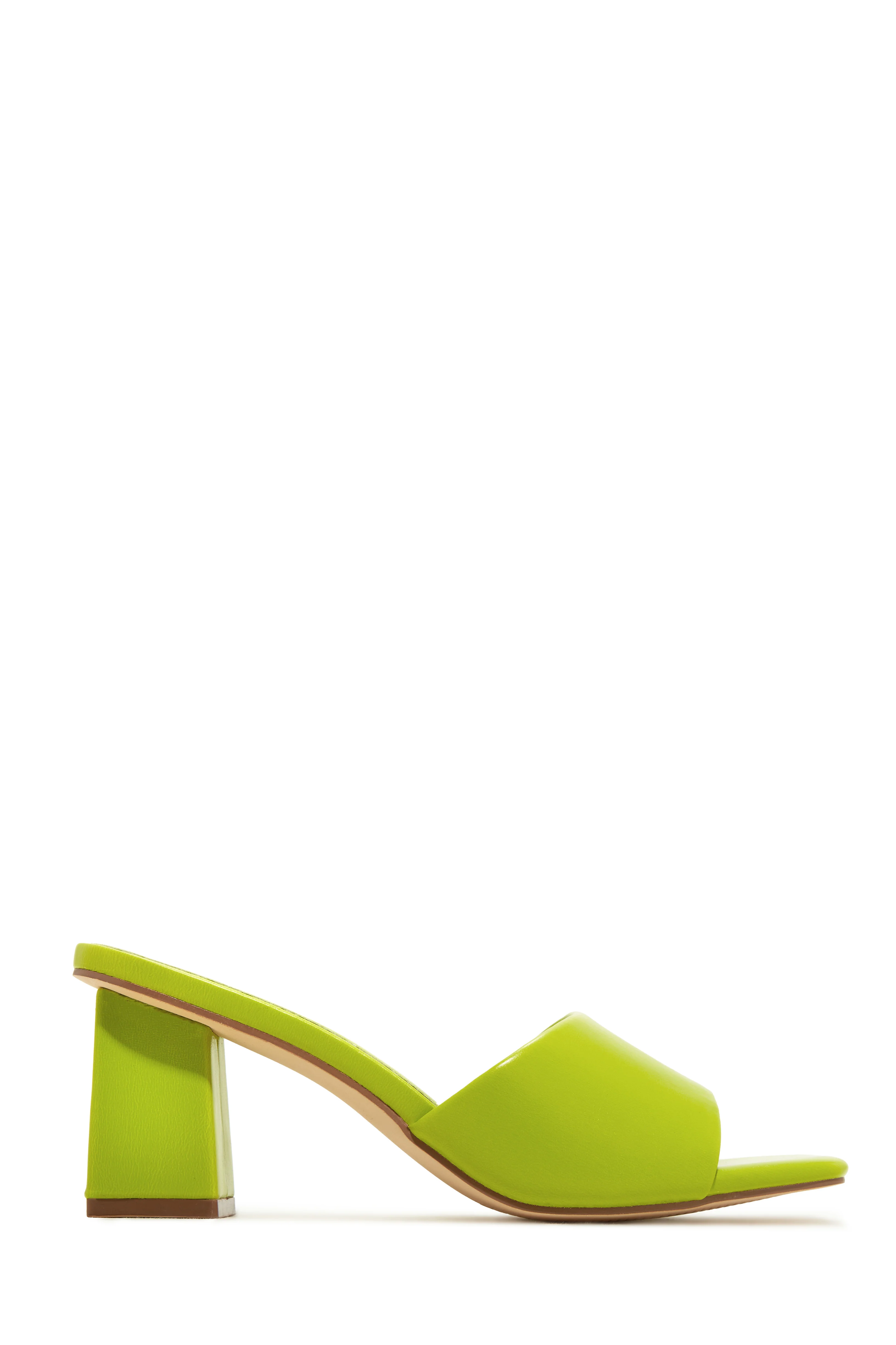 Valentine Block Heel Mules - Silver - Image 10