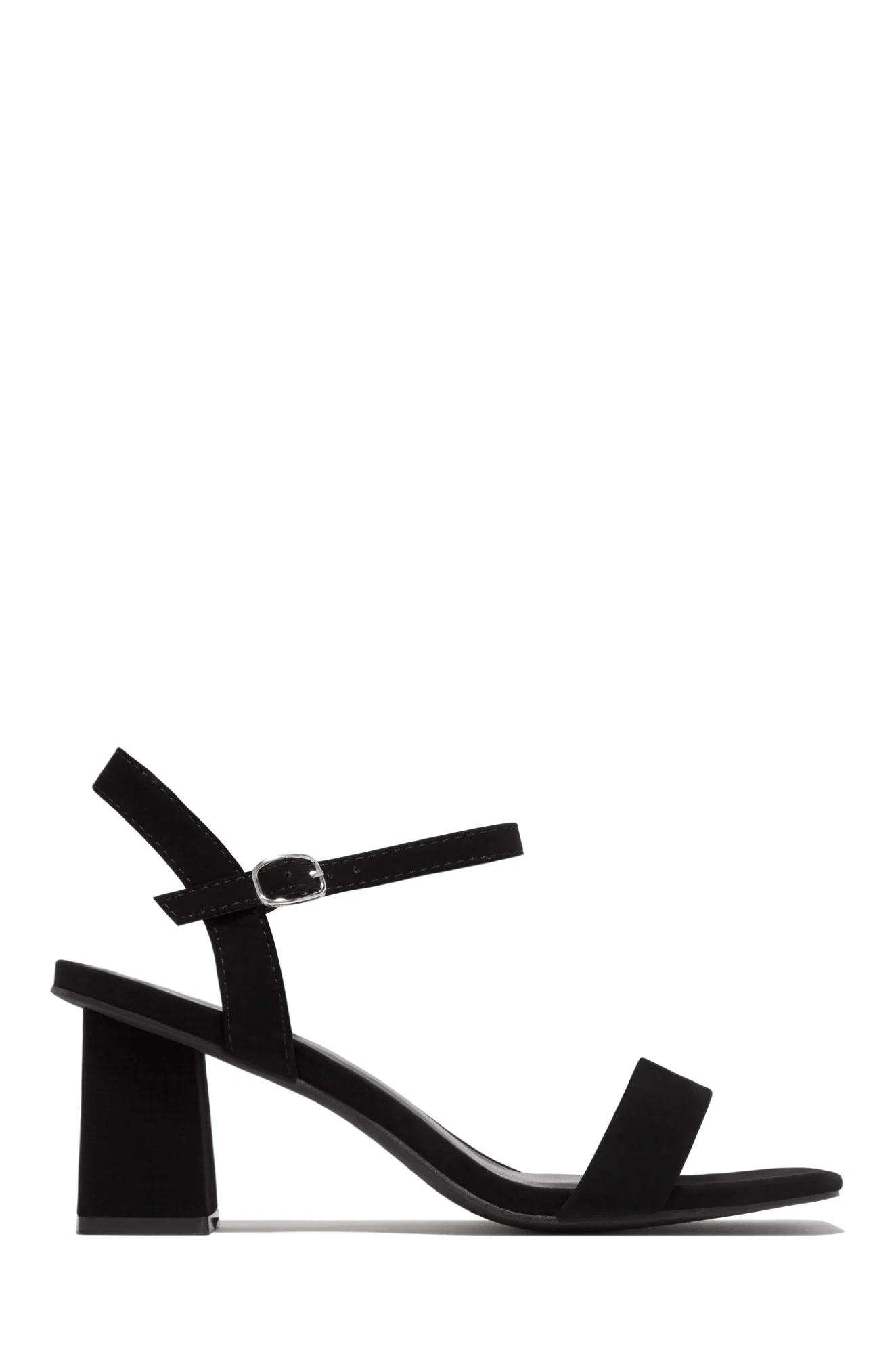 Violet Block Mid Heels - White - Image 5