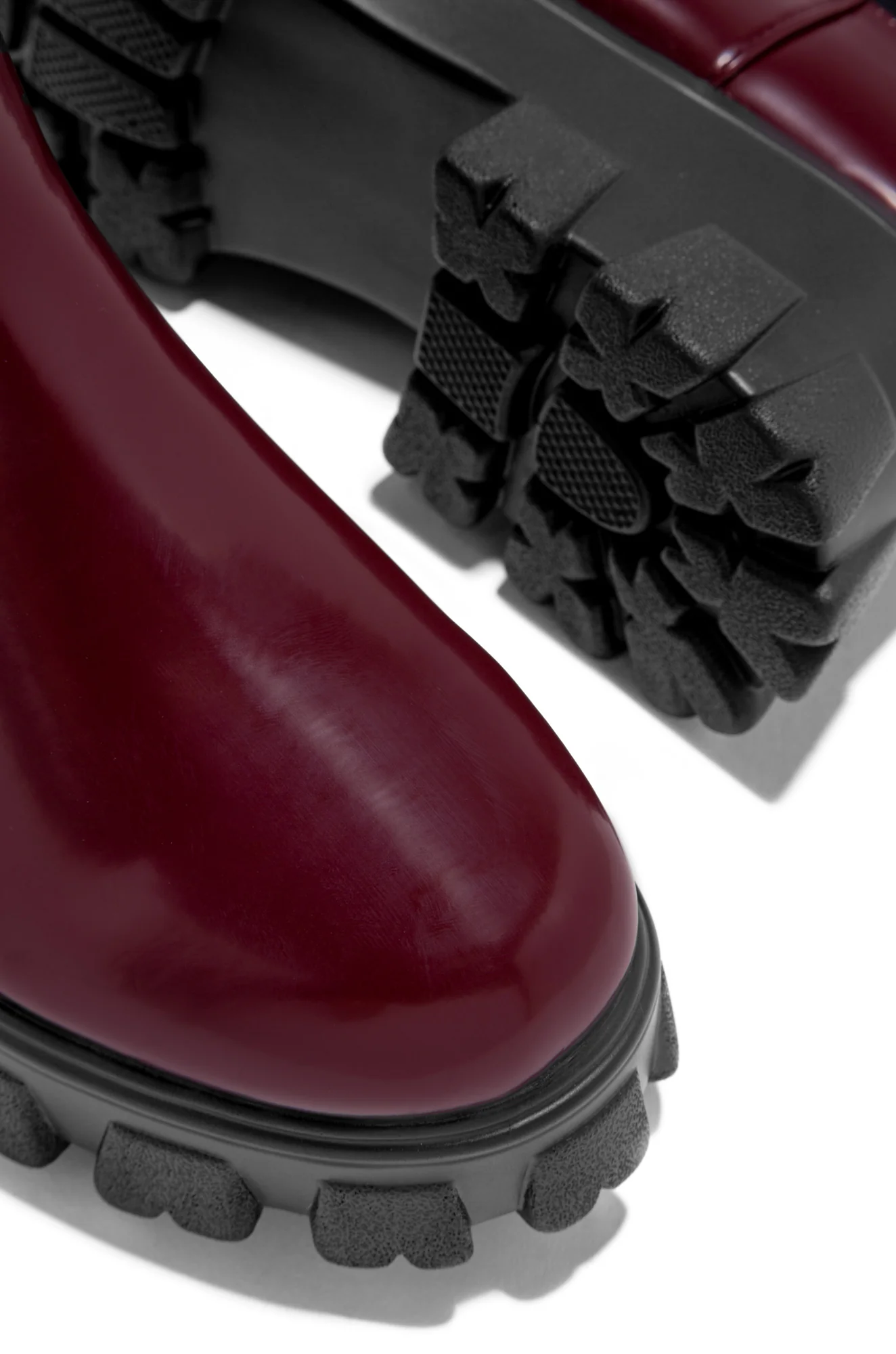 Zuzanna Combat Boots - Burgundy - Image 8